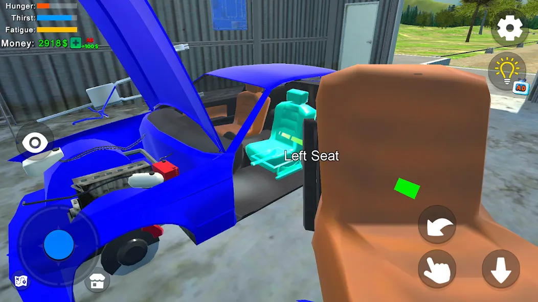 Скачать My First Summer Car: Mechanic (Мод: Много денег и все машины) на Андроид — скриншот 2