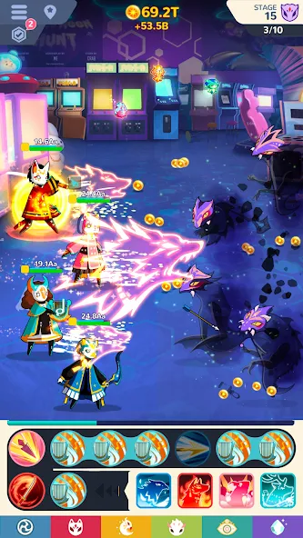 Masketeers : Idle Has Fallen MOD APK на Android — Безлимитные деньги и алмазы — скриншот 1 Masketeers : Idle Has Fallen MOD APK на Android — Безлимитные деньги и алмазы — скриншот 1