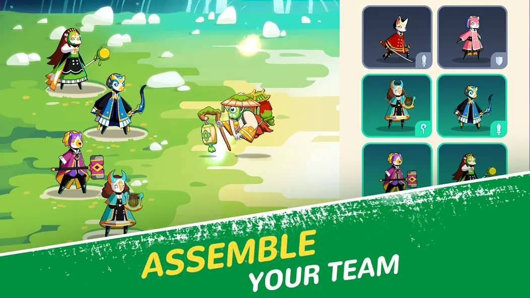 Masketeers : Idle Has Fallen MOD APK на Android — Безлимитные деньги и алмазы — скриншот 5 Masketeers : Idle Has Fallen MOD APK на Android — Безлимитные деньги и алмазы — скриншот 5