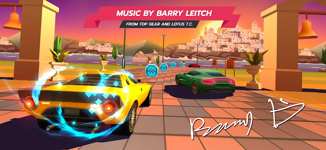 Horizon Chase – Arcade Racing — Взломанная версия (Безлимитные деньги и топливо) — скриншот 4 Horizon Chase – Arcade Racing — Взломанная версия (Безлимитные деньги и топливо) — скриншот 4