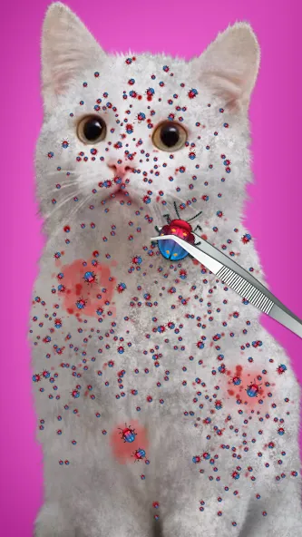 Virtual Cat ASMR Spa Makeover MOD APK — Безлимитные деньги и премиум-уход — скриншот 3