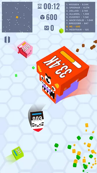 Cube Zone io MOD APK на Android — Безлимитные монеты и усиленная атака — скриншот 1 Cube Zone io MOD APK на Android — Безлимитные монеты и усиленная атака — скриншот 1