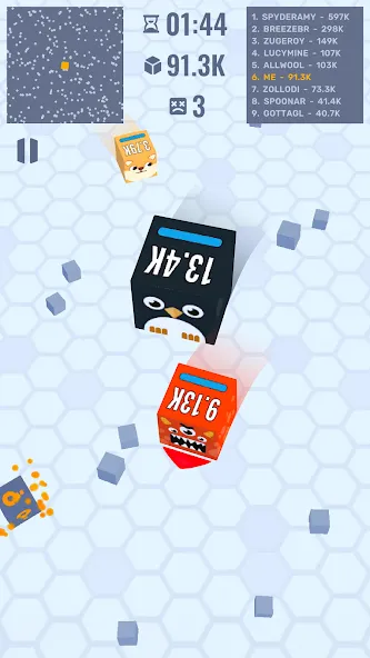 Cube Zone io MOD APK на Android — Безлимитные монеты и усиленная атака — скриншот 5 Cube Zone io MOD APK на Android — Безлимитные монеты и усиленная атака — скриншот 5