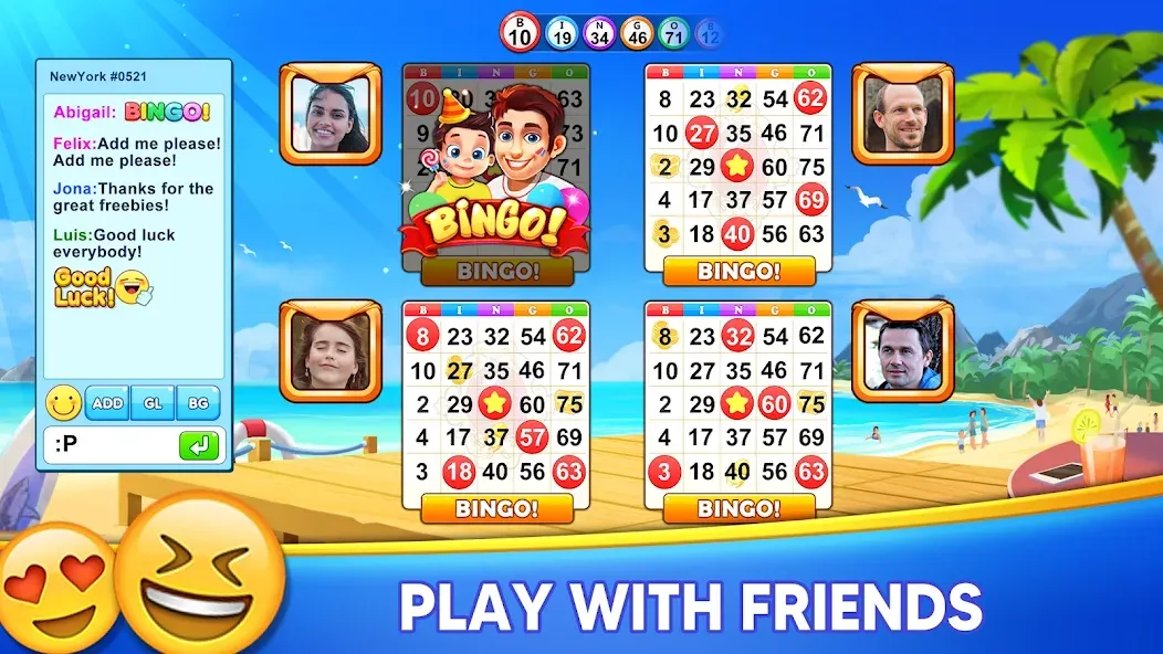 Скачать Bingo Holiday: Live Bingo Game на Android — Безлимитные монеты и бонусы — скриншот 5