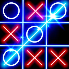 Скачать Tic Tac Toe Glow: 2 Players — Последняя версия (Без рекламы и все темы открыты)