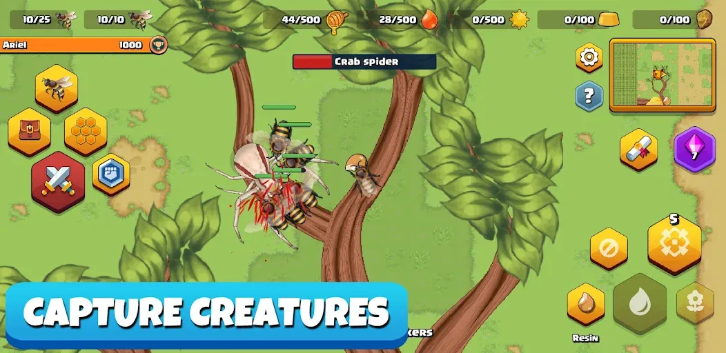 Скачать Pocket Bees: Colony Simulator на Андроид — Безлимитные ресурсы и ускоренное развитие — скриншот 4