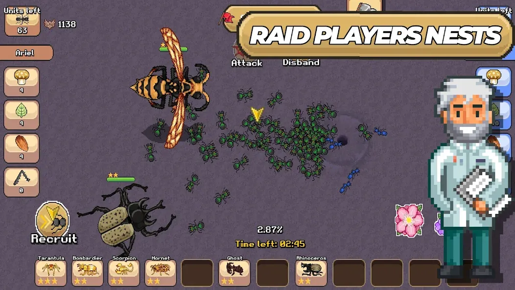 Pocket Ants: Colony Simulator — Мод: Безлимитные ресурсы и ускоренное развитие — скриншот 4 Pocket Ants: Colony Simulator — Мод: Безлимитные ресурсы и ускоренное развитие — скриншот 4