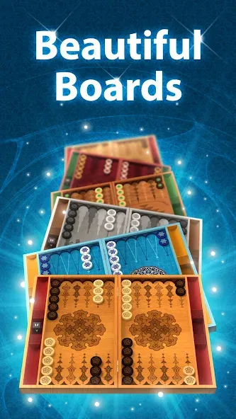 Взломанная Backgammon Origins Online на Андроид — Безлимитные монеты и открытые уровни — скриншот 4