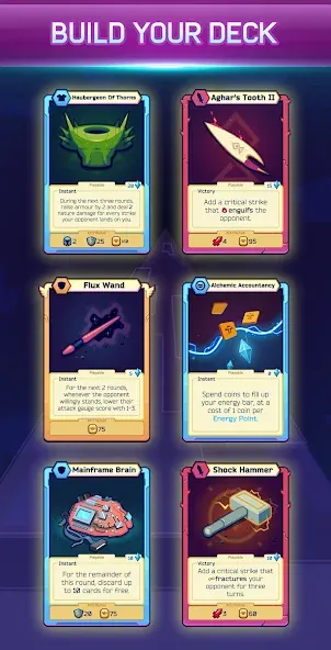 Скачать взлом Void Tyrant на Андроид — Безлимитные карты и энергия — скриншот 4