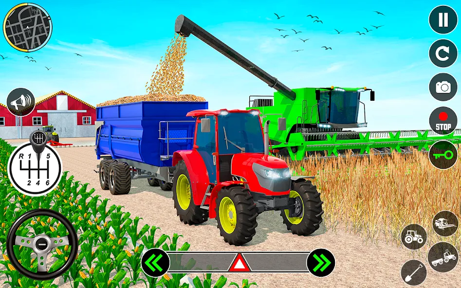 Скачать взломанную Tractor Farming: Tractor Games — Безлимитные деньги и техника — скриншот 3 Скачать взломанную Tractor Farming: Tractor Games — Безлимитные деньги и техника — скриншот 3
