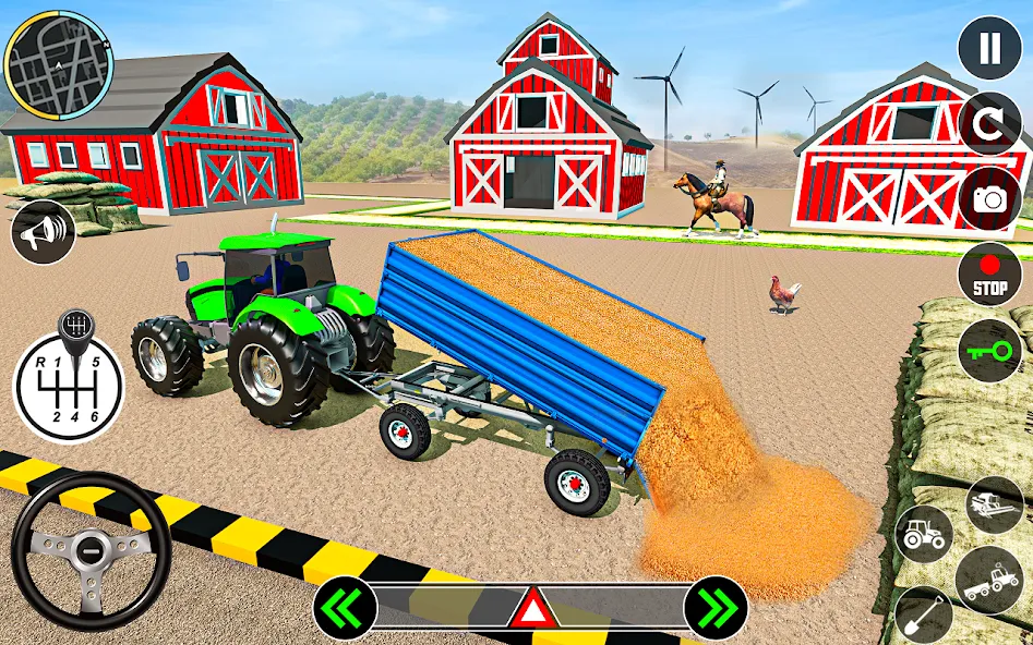 Скачать взломанную Tractor Farming: Tractor Games — Безлимитные деньги и техника — скриншот 5 Скачать взломанную Tractor Farming: Tractor Games — Безлимитные деньги и техника — скриншот 5