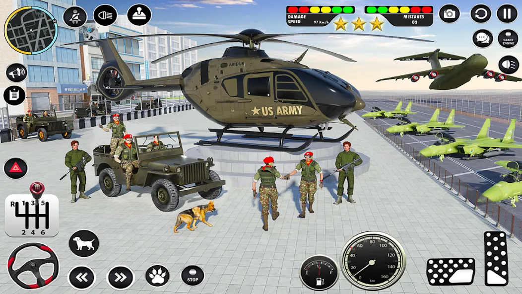 Army Vehicle Transport Truck MOD — Безлимитные деньги и топливо на Андроид — скриншот 2