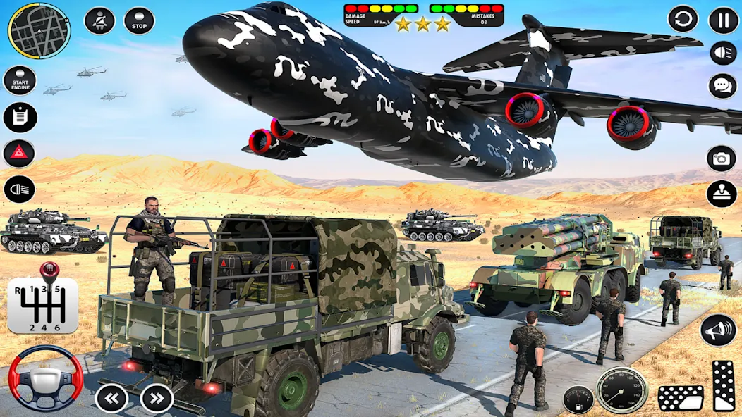 Army Vehicle Transport Truck MOD — Безлимитные деньги и топливо на Андроид — скриншот 5