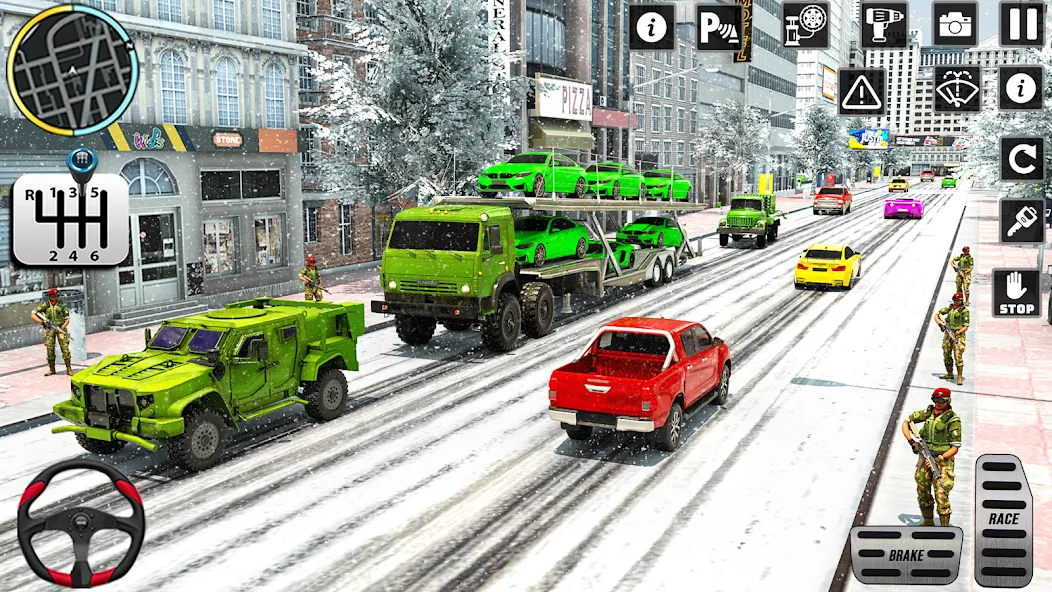 Скачать US Army Games Truck Transport (Мод: Безлимитные деньги и топливо) на Андроид — скриншот 5 Скачать US Army Games Truck Transport (Мод: Безлимитные деньги и топливо) на Андроид — скриншот 5