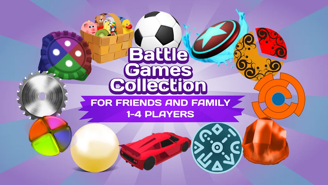 4 Player Games — Взломанная версия (Много игроков и все режимы открыты) — скриншот 1