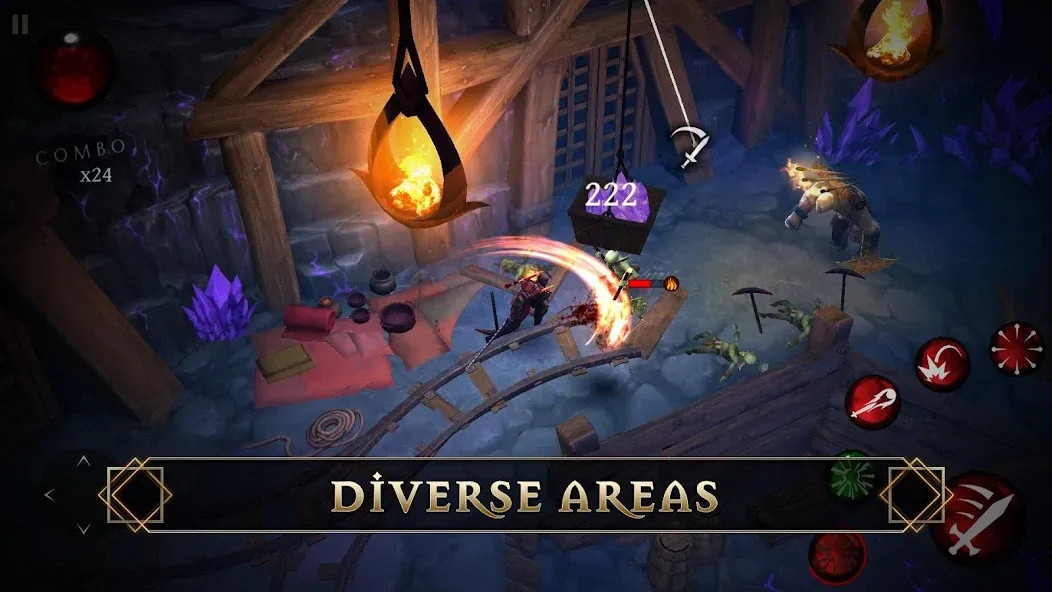 Скачать BladeBound: RPG Adventure Game — Безлимитные деньги и алмазы — скриншот 2 Скачать BladeBound: RPG Adventure Game — Безлимитные деньги и алмазы — скриншот 2