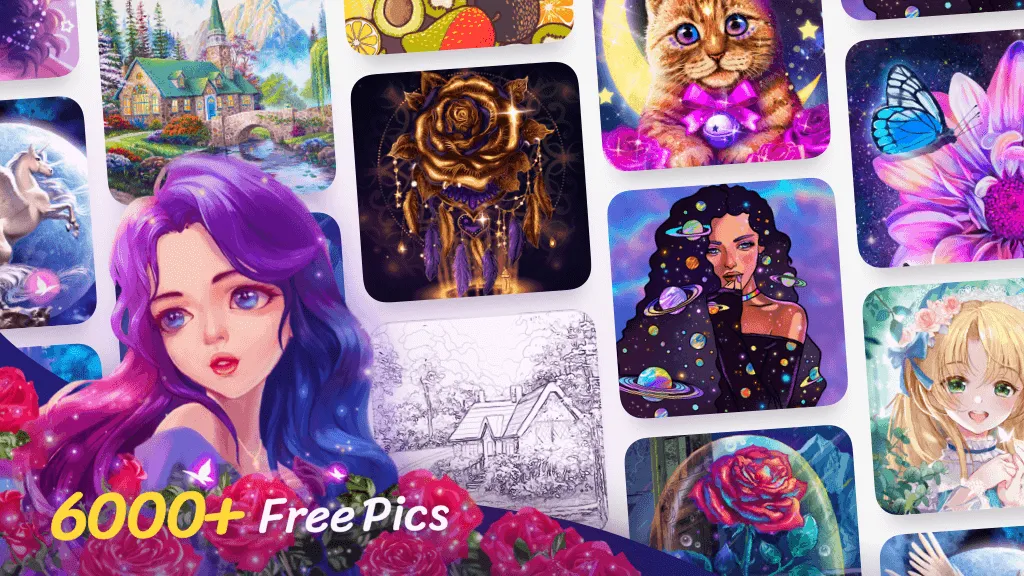 Скачать Colorscapes® - Color by Number — Последняя версия (Без рекламы и все раскраски открыты) — скриншот 1