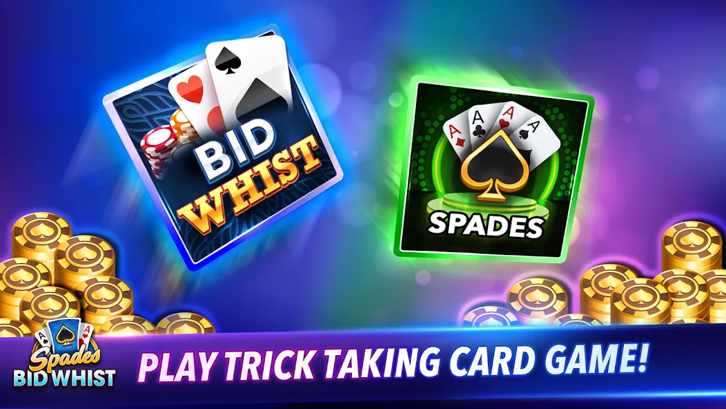 Скачать взлом Spades: Bid Whist Classic Game на Андроид — Без рекламы и все карты открыты — скриншот 1 Скачать взлом Spades: Bid Whist Classic Game на Андроид — Без рекламы и все карты открыты — скриншот 1