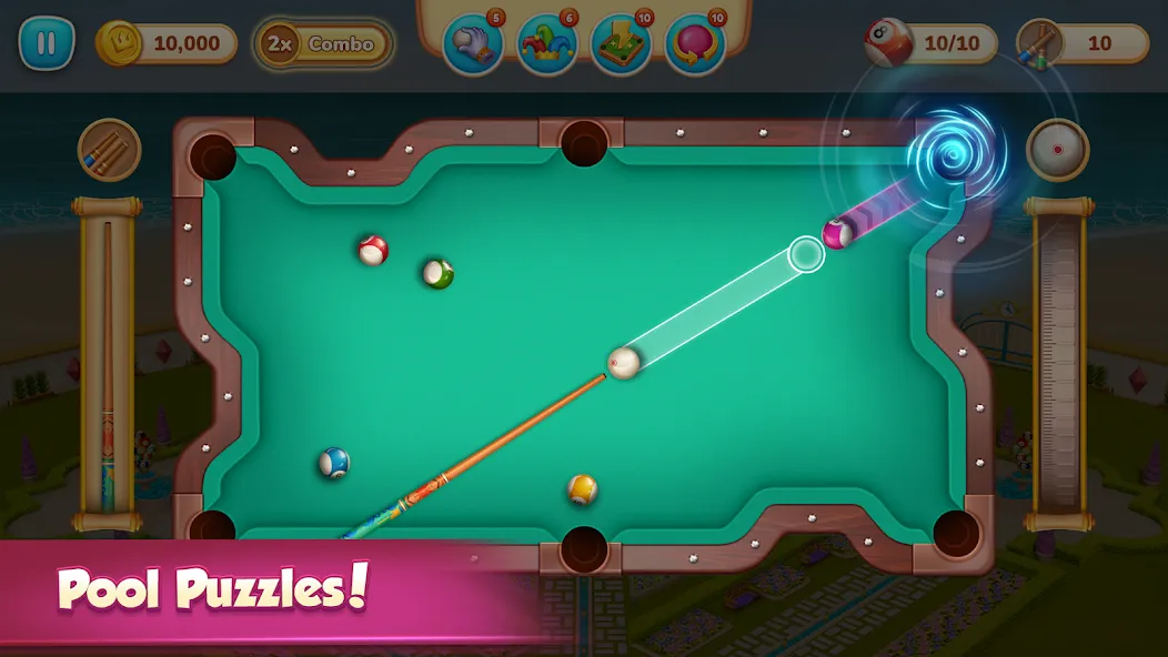 Взлом Royal Pool: 8 Ball & Billiards — Безлимитные монеты и все столы открыты — скриншот 2 Взлом Royal Pool: 8 Ball & Billiards — Безлимитные монеты и все столы открыты — скриншот 2