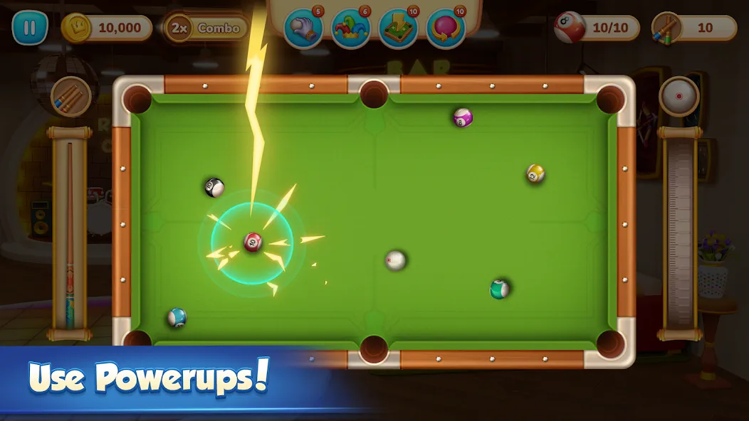 Взлом Royal Pool: 8 Ball & Billiards — Безлимитные монеты и все столы открыты — скриншот 3 Взлом Royal Pool: 8 Ball & Billiards — Безлимитные монеты и все столы открыты — скриншот 3
