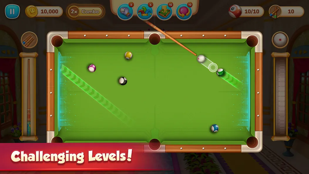 Взлом Royal Pool: 8 Ball & Billiards — Безлимитные монеты и все столы открыты — скриншот 5 Взлом Royal Pool: 8 Ball & Billiards — Безлимитные монеты и все столы открыты — скриншот 5