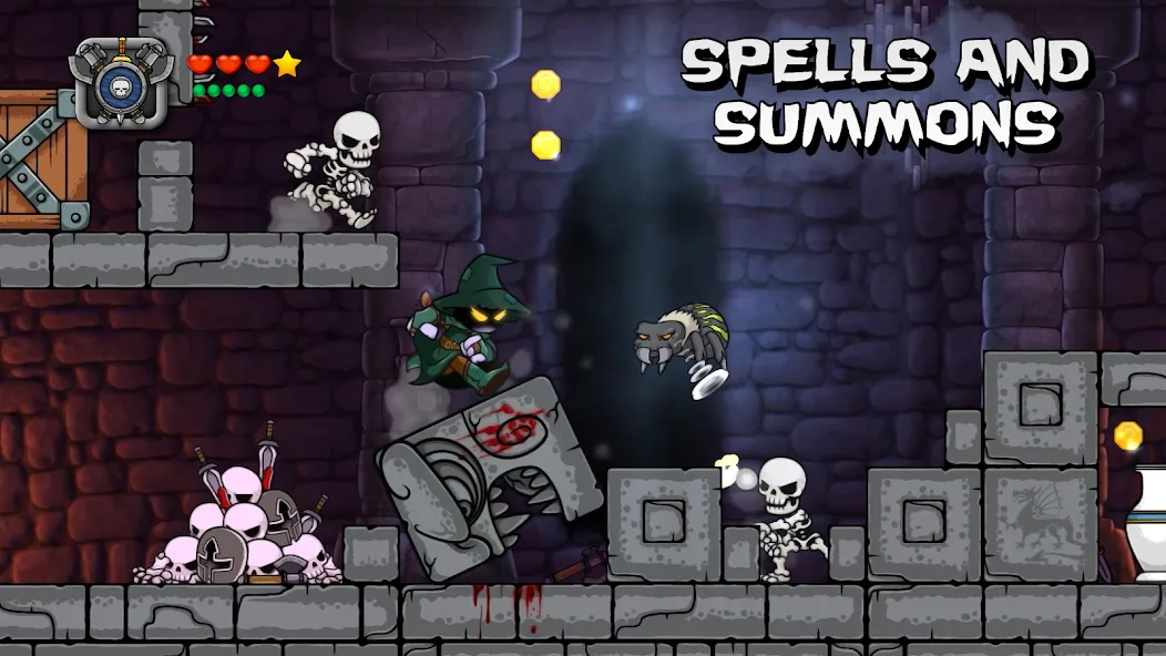 Magic Rampage MOD APK — Безлимитные деньги и премиум снаряжение — скриншот 4