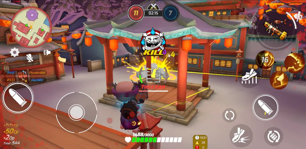 As Legends: 5v5 Chibi TPS Game MOD — Безлимитные ресурсы и открытые герои на Андроид — скриншот 4