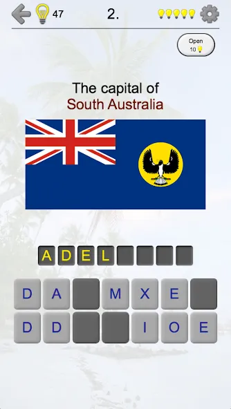 Взломанная Australian States and Oceania на Андроид — Открыты все штаты и регионы — скриншот 5