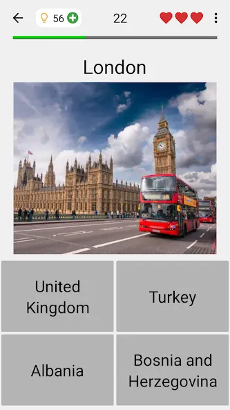 Скачать Capitals of the World - Quiz MOD APK — Все столицы разблокированы — скриншот 1