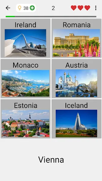 Скачать Capitals of the World - Quiz MOD APK — Все столицы разблокированы — скриншот 4