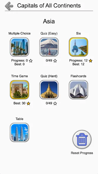 Скачать Capitals - Geography Quiz (Мод: Открыты все страны и столицы) на Андроид — скриншот 3