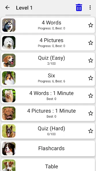 Dogs Quiz - Guess All Breeds! — Мод: Все породы собак разблокированы — скриншот 3