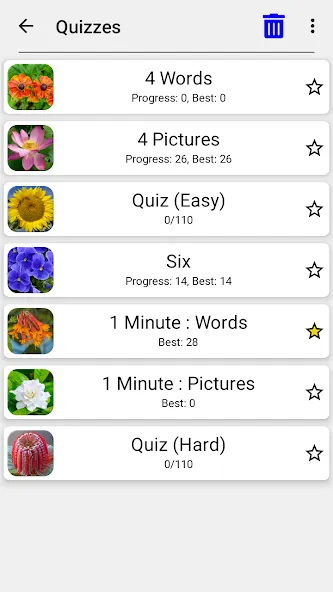 Flowers Quiz - Identify Plants MOD APK — Все растения разблокированы — скриншот 5
