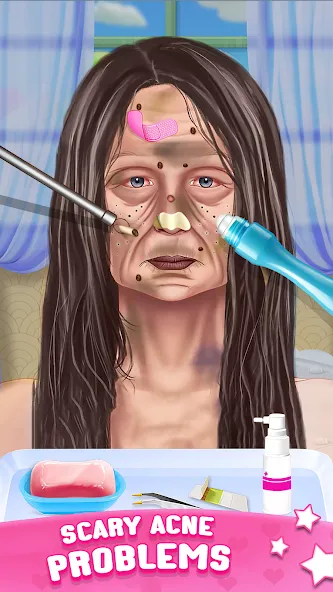 ASMR Doctor Game: Makeup Salon на Андроид — Безлимитные деньги и открыты все уровни — скриншот 2 ASMR Doctor Game: Makeup Salon на Андроид — Безлимитные деньги и открыты все уровни — скриншот 2