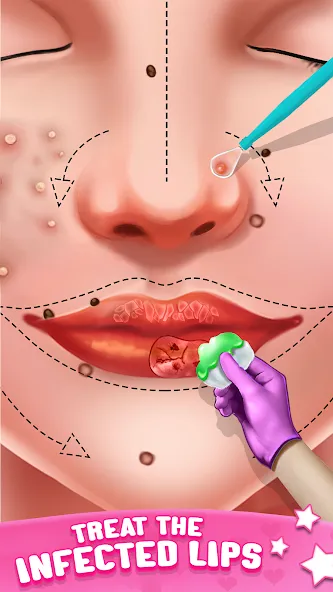 ASMR Doctor Game: Makeup Salon на Андроид — Безлимитные деньги и открыты все уровни — скриншот 5 ASMR Doctor Game: Makeup Salon на Андроид — Безлимитные деньги и открыты все уровни — скриншот 5