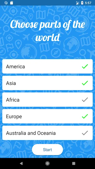 Скачать Guess the country! - Quiz на телефон — Открыты все страны и уровни — скриншот 4