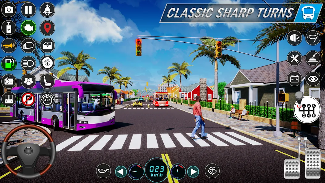 Скачать City Bus Simulator: Bus Games на Андроид — Безлимитные деньги и топливо — скриншот 2