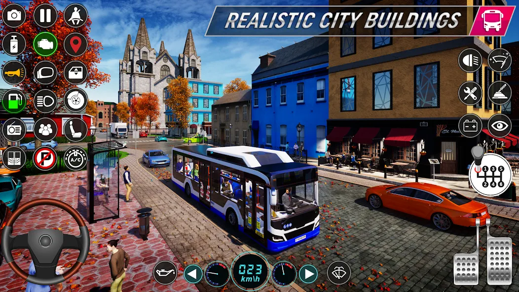 Скачать City Bus Simulator: Bus Games на Андроид — Безлимитные деньги и топливо — скриншот 3