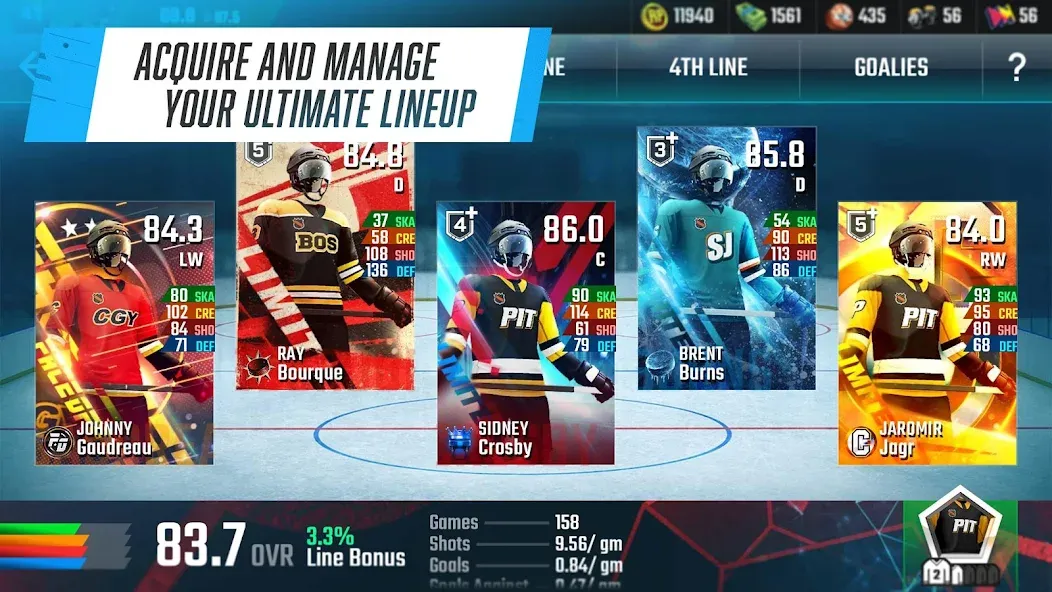 Franchise Hockey 2024 (Мод Безлимитные деньги и ресурсы) — скриншот 1