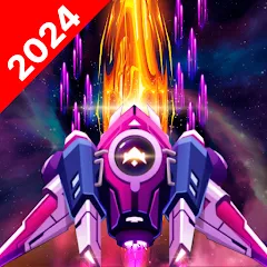 Скачать Galaxy Attack - Space Shooter (Мод: Безлимитные монеты и оружие) на Андроид