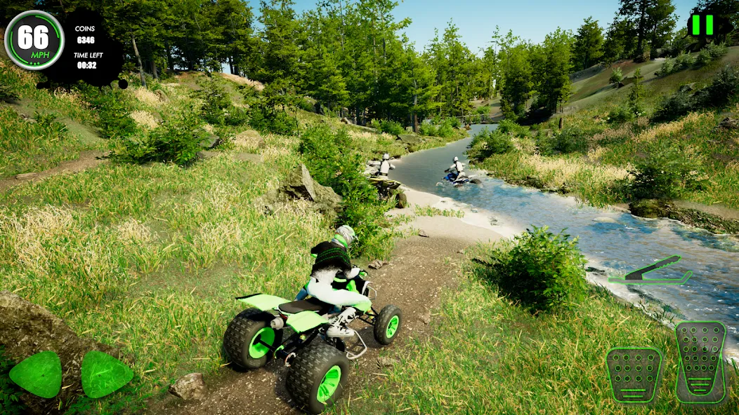 Скачать Atv Car Games Bike Offroad 4x4 — Безлимитные деньги и топливо — скриншот 1