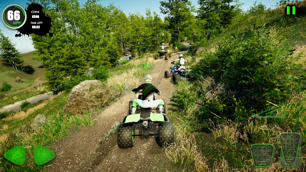 Скачать Atv Car Games Bike Offroad 4x4 — Безлимитные деньги и топливо — скриншот 3