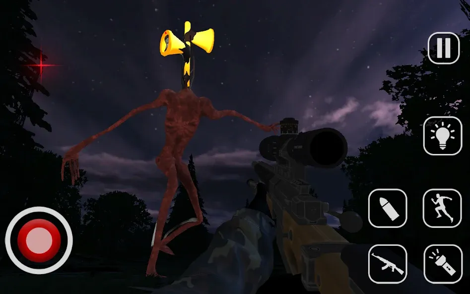 Siren Head : Hunt in Forest Mod APK Безлимитные патроны и здоровье — Скачать на Андроид — скриншот 4