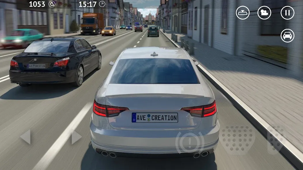 Взломанная Driving Zone: Germany на Андроид — Безлимитные деньги и топливо — скриншот 1
