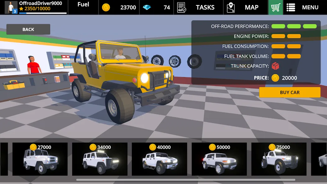 Скачать Driving Zone: Offroad Lite с модом — Безлимитные деньги и открыты все машины — скриншот 5
