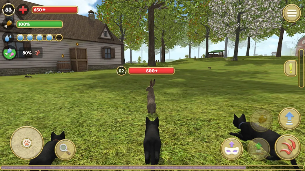Взломанная Cat Simulator : Kitties Family на Андроид — Много котят и безлимитные монеты — скриншот 2