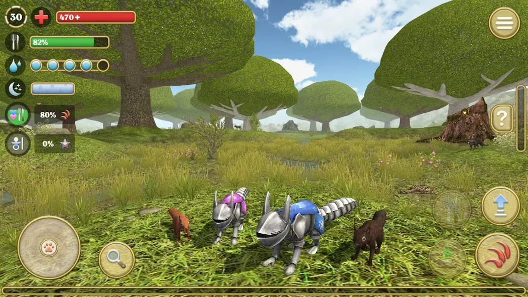 Squirrel Simulator 2 : Online на Андроид — Мод Много орехов и открыты все уровни — скриншот 5