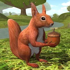 Squirrel Simulator 2 : Online на Андроид — Мод Много орехов и открыты все уровни
