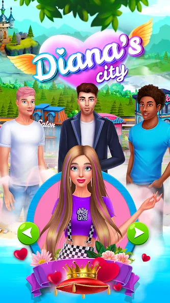 Скачать Diana's city-fashion & beauty на Андроид — Много денег и все наряды — скриншот 1 Скачать Diana's city-fashion & beauty на Андроид — Много денег и все наряды — скриншот 1
