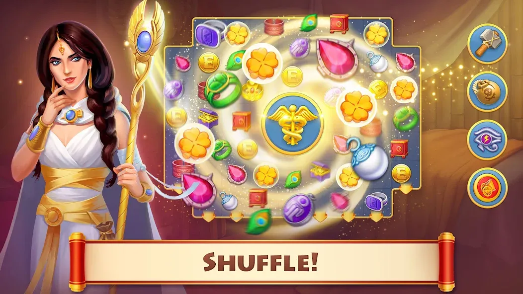 Скачать Cradle of Empires: 3 in a Row на Андроид — Безлимитные монеты и энергии — скриншот 2 Скачать Cradle of Empires: 3 in a Row на Андроид — Безлимитные монеты и энергии — скриншот 2